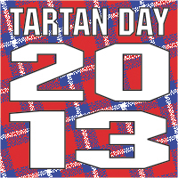 Tartan Day Button